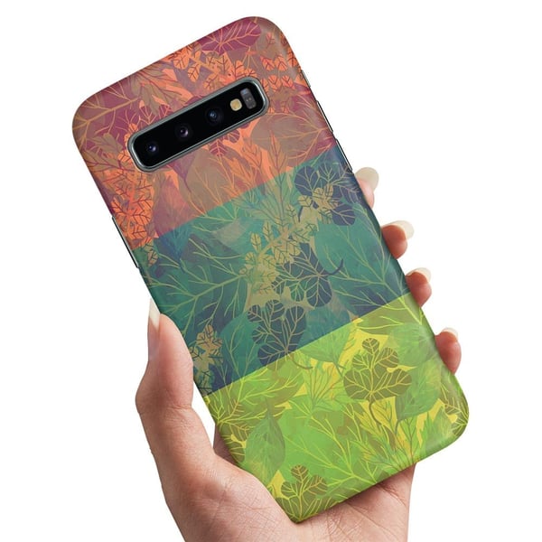 Cover / Mobilcover til Samsung Galaxy S10e - Bladmønster