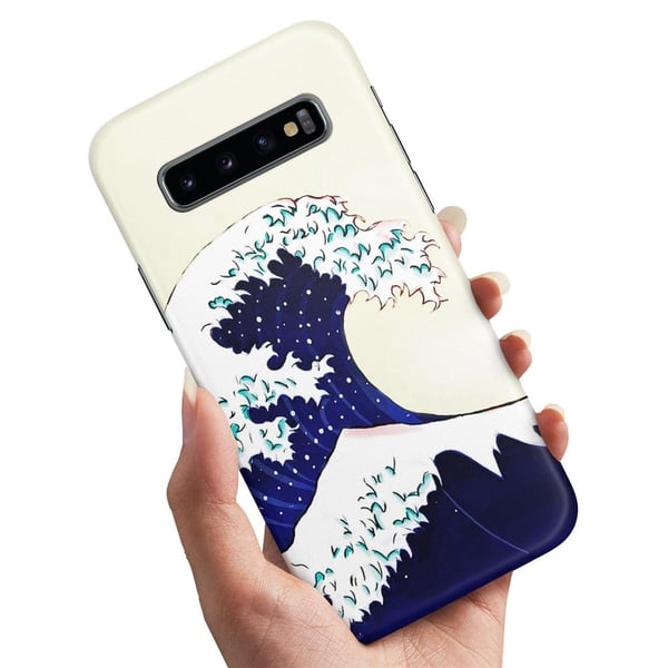 Deksel / Mobildeksel til Samsung Galaxy S10 - Flodbølge