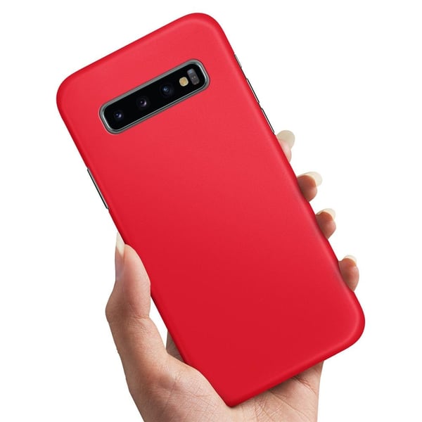 Kuoret / Suojakuoret Samsung Galaxy S10e - Punainen