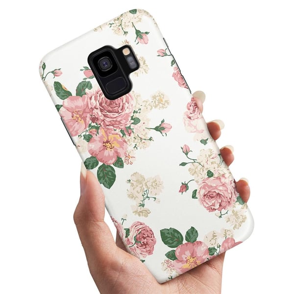 Deksel / Mobildeksel til Samsung Galaxy S9 - Retro Blomster