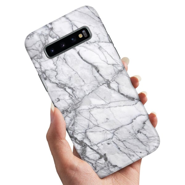 Deksel / Mobildeksel til Samsung Galaxy S10 Plus - Marmor