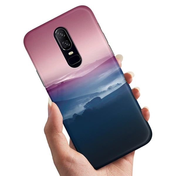 Cover / Mobilcover til OnePlus 7 - Farverige Dale