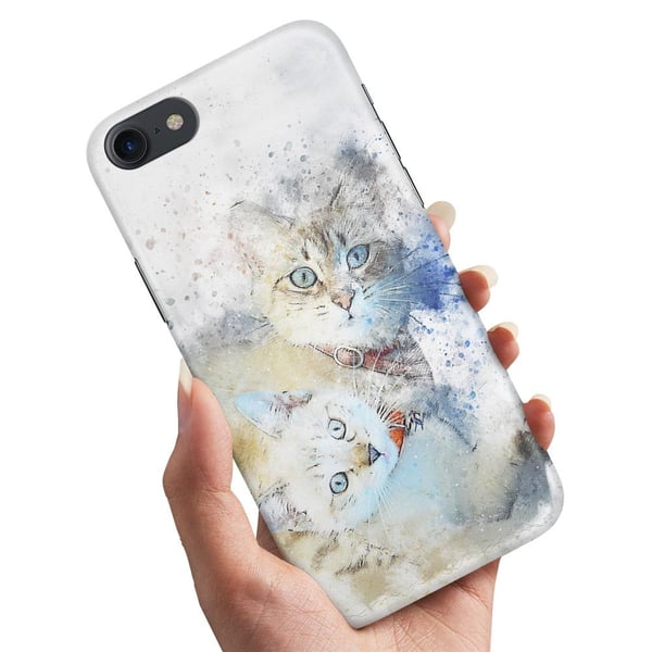 Cover / Mobilcover til iPhone 6 / 6s - Katte