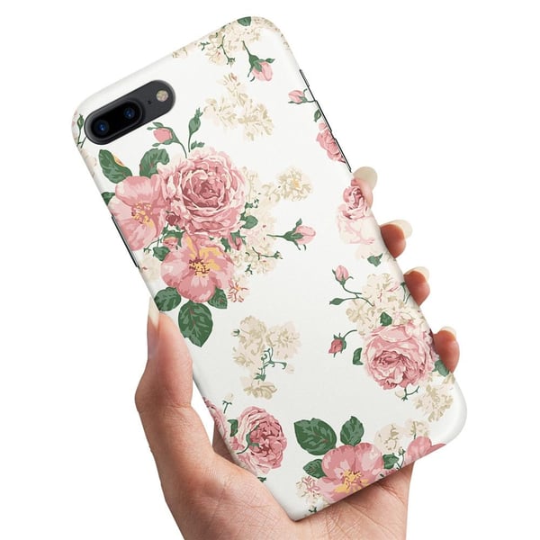 Cover / Mobilcover til iPhone 7 / 8 Plus - Retro Blomster