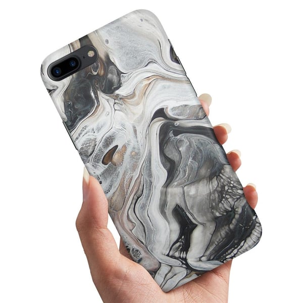 Cover / Mobilcover til iPhone 7 / 8 Plus - Marmor