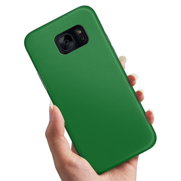 Cover / Mobilcover til Samsung Galaxy S7 - Grøn
