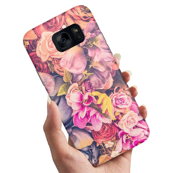 Cover / Mobilcover til Samsung Galaxy S7 - Roses