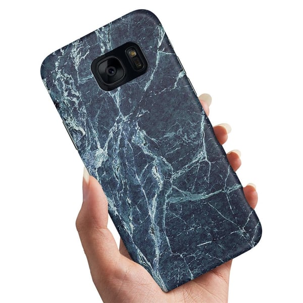 Cover / Mobilcover til Samsung Galaxy S7 - Marmor