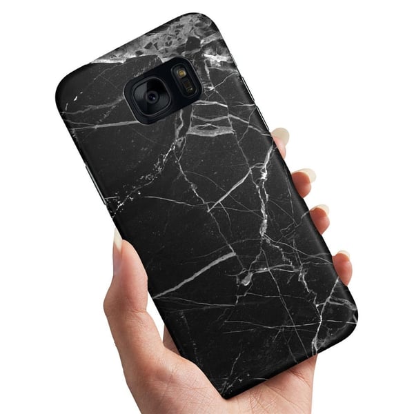 Cover / Mobilcover til Samsung Galaxy S7 Edge - Marmor