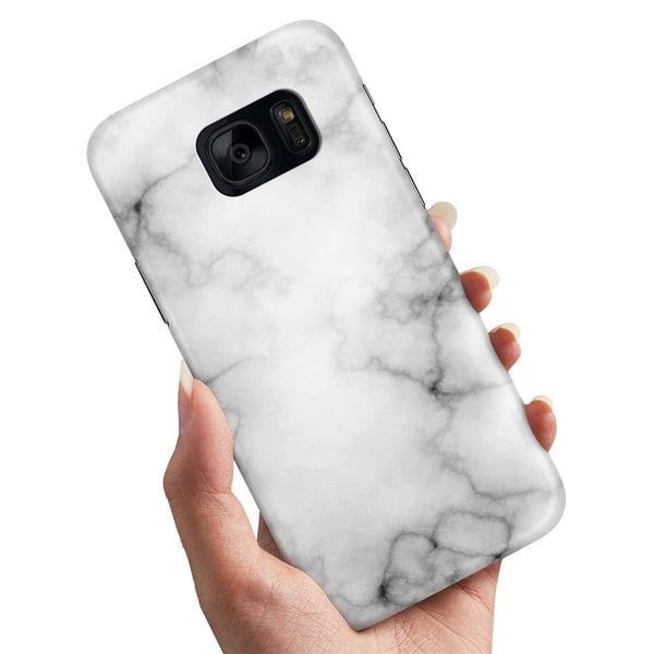 Cover / Mobilcover til Samsung Galaxy S7 Edge - Marmor