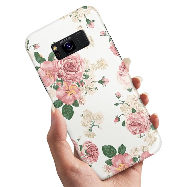 Deksel / Mobildeksel til Samsung Galaxy S8 Plus - Retro Blomster