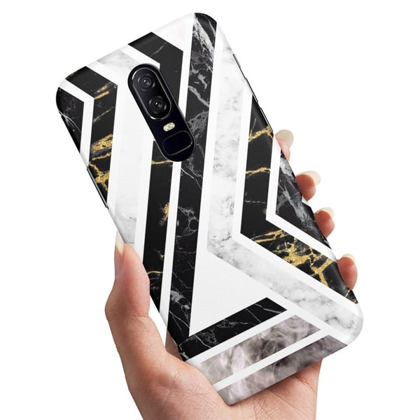 Deksel / Mobildeksel til OnePlus 7 Pro - Krokete Mønster