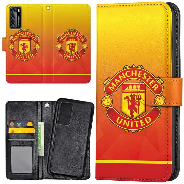 Huawei P40 Pro - Lommebok Deksel Manchester United