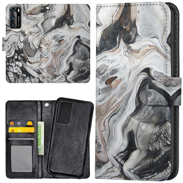 Huawei P40 - Mobilcover/Etui Cover Marmor