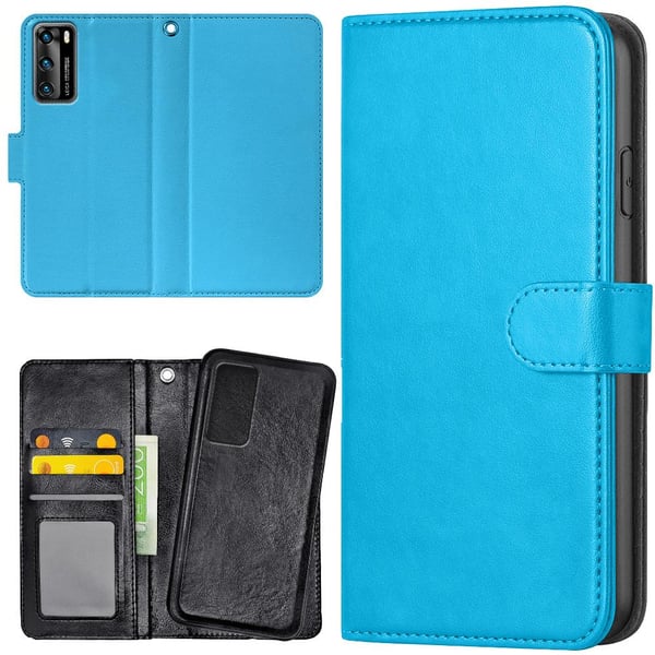 Huawei P40 - Mobilcover/Etui Cover Lysblå