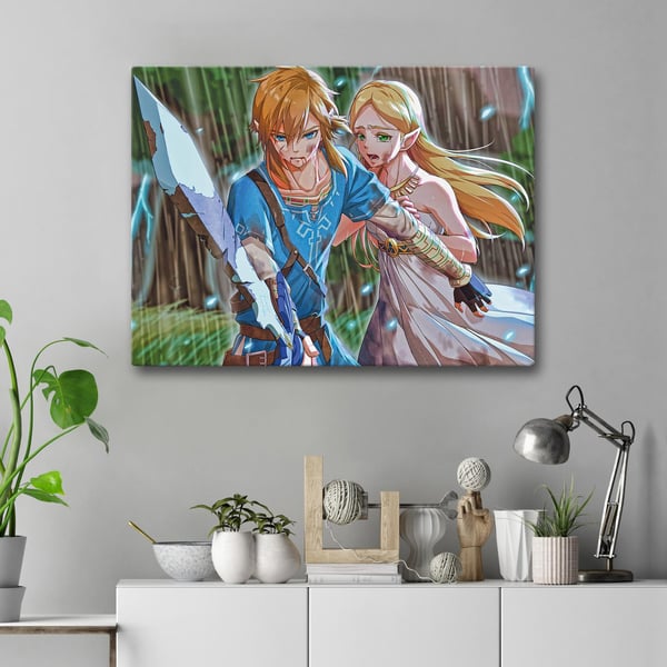Lerretsbilde / Bilde - League of Zelda - 40x30 cm - Lerret