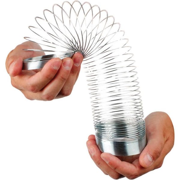 Slinky i Metall – Trappefjær for Barn