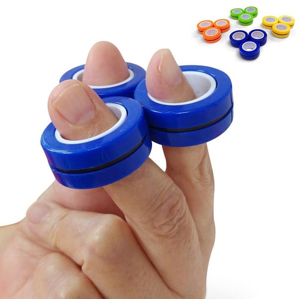 3-Kpl - Magneettiset Renkaat / Fidget Toys - Magneettipallot