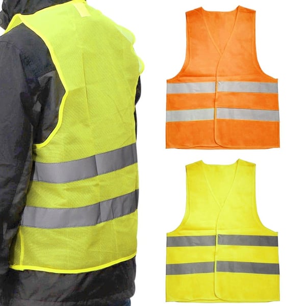Refleksvest - Vest med Refleks for Voksne - XXL - Orange