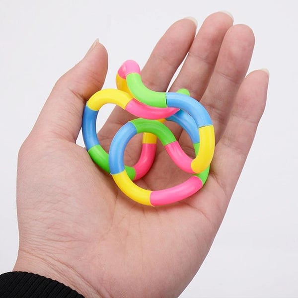 2-Pak Tangle Twist Fidget Leketøy / Sensorisk Leketøy