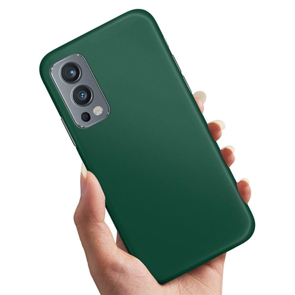 Kuoret / Suojakuoret OnePlus Nord 2 5G - Tummanvihreä