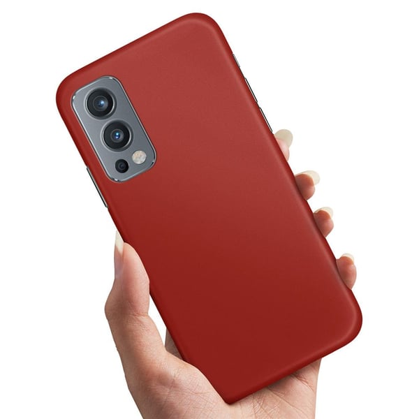 Cover / Mobilcover til OnePlus Nord 2 5G - Mørkrød