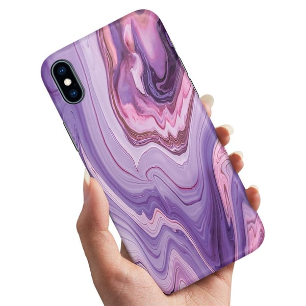 Deksel / Mobildeksel til iPhone X / XS - Marmor