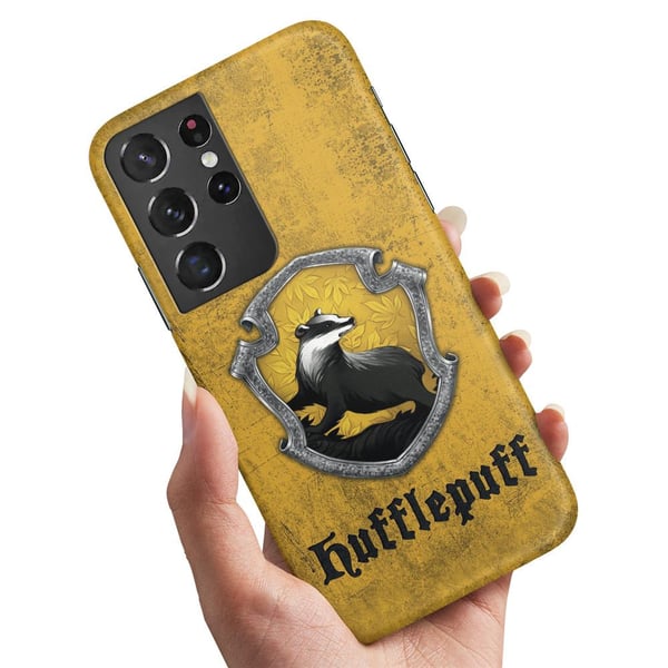 Cover / Mobilcover til Samsung Galaxy S21 Ultra - Harry Potter Hufflepuff