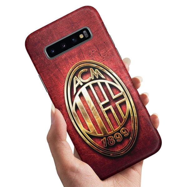 Deksel / Mobildeksel til Samsung Galaxy S10 Plus - A.C Milan Deksel / Mobildeksel til Samsung Galaxy S10 Plus - A.C Milan