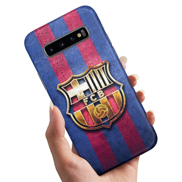 Cover / Mobilcover til Samsung Galaxy S10 Plus - FC Barcelona