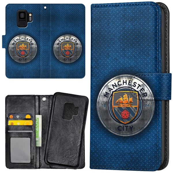 Samsung Galaxy S9 - Lommebok Deksel Manchester City