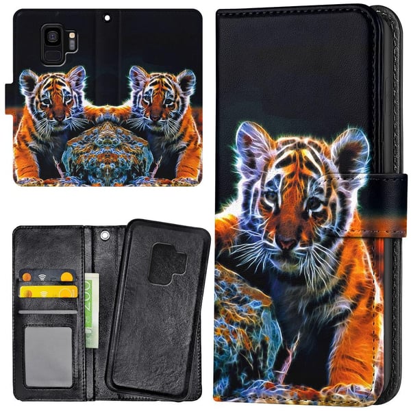 Samsung Galaxy S9 - Lommebok Deksel Tigerunge