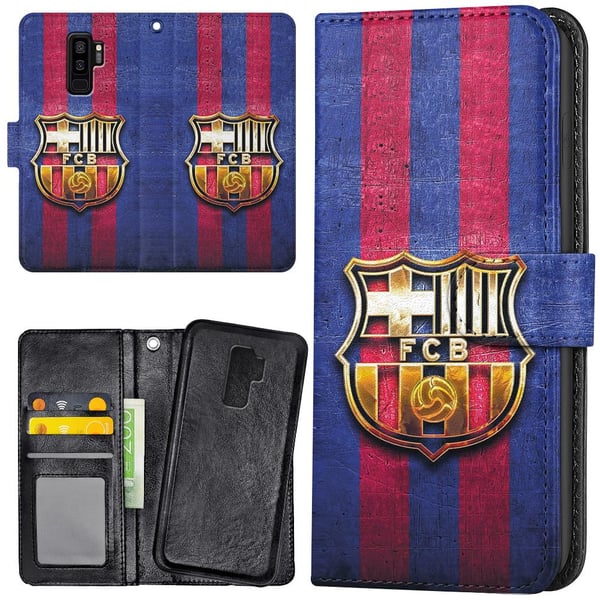 Samsung Galaxy S9 Plus - Lommebok Deksel FC Barcelona