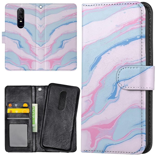 Xiaomi Mi 9T/9T Pro - Lompakkokotelo/Kuoret Marmori