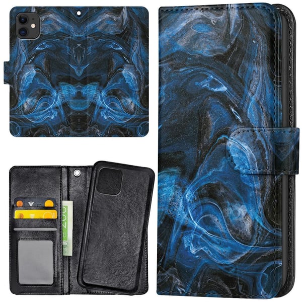 iPhone 12 Mini - Lompakkokotelo/Kuoret Marmori