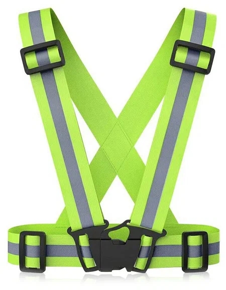 2-Pak - Refleksvest for voksne og barn / Refleksvest – Refleks - Limegrön