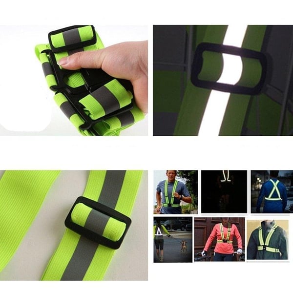 2-Pak - Refleksvest for voksne og barn / Refleksvest – Refleks - Limegrön