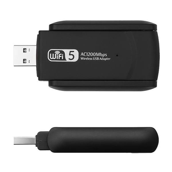 Trådløst USB-nettverkskort AC1200 - WiFi-adapter med antenner