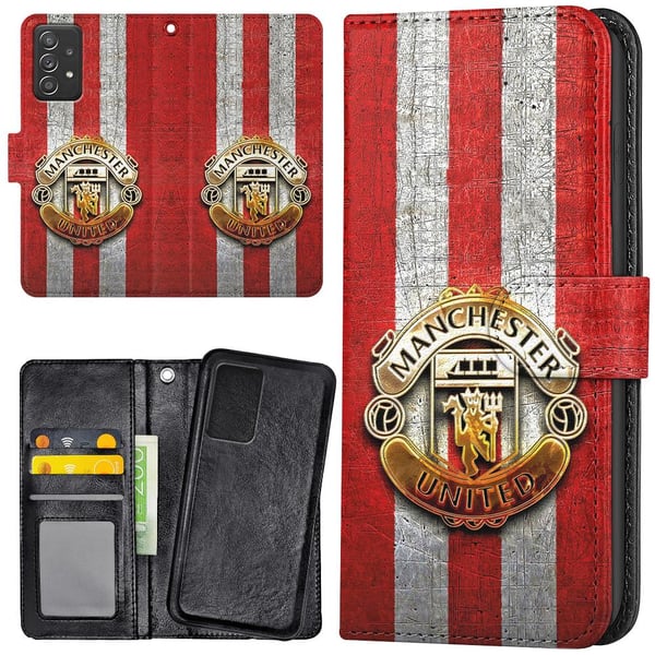 Samsung Galaxy A52/A52s 5G - Lommebok Deksel Manchester United