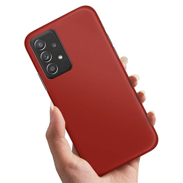 Deksel / Mobildeksel til Samsung Galaxy A52 / A52s 5G - Mørkrød