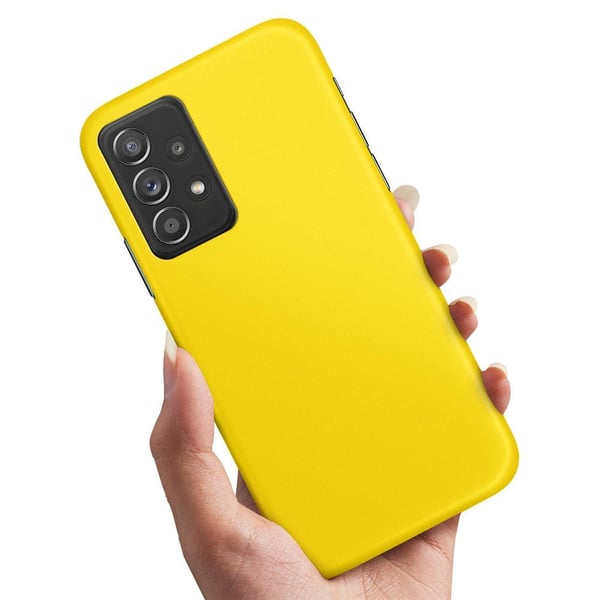 Deksel / Mobildeksel til Samsung Galaxy A52 / A52s 5G - Gul