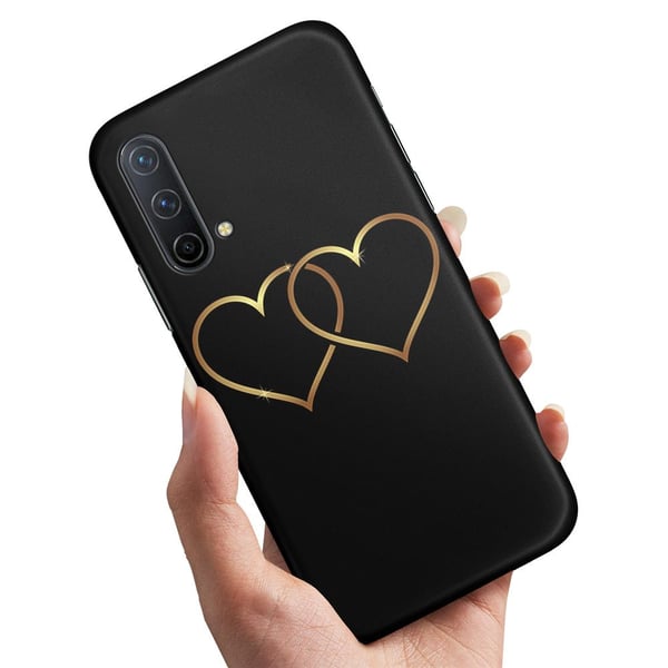 Deksel / Mobildeksel til OnePlus Nord CE 5G - Double Hearts
