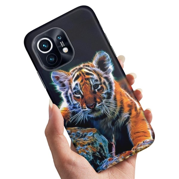 Deksel / Mobildeksel til Xiaomi 11 Lite 5G NE - Tigerunge