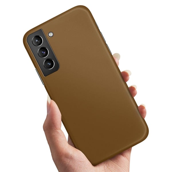 Cover / Mobilcover til Samsung Galaxy S22 - Brun