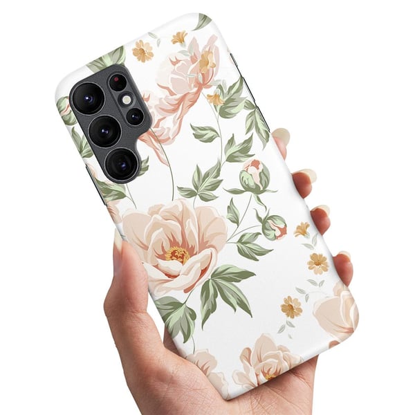 Deksel / Mobildeksel til Samsung Galaxy S22 Ultra - Blomstermønster