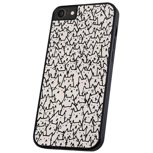 iPhone 6/7/8/SE - Deksel/Mobildeksel Kattgruppe