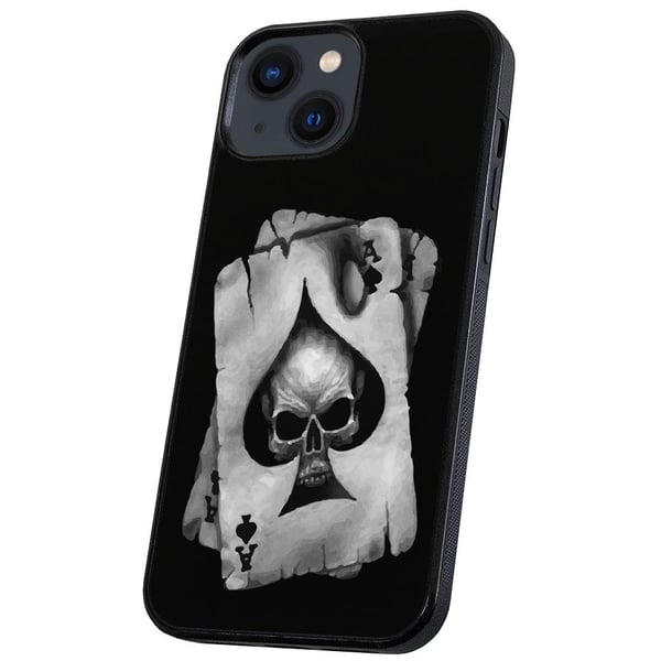 iPhone 13 - Cover/Mobilcover Dødningehoved Kortspil