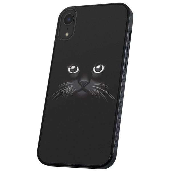 iPhone X/XS - Deksel/Mobildeksel Svart Katt