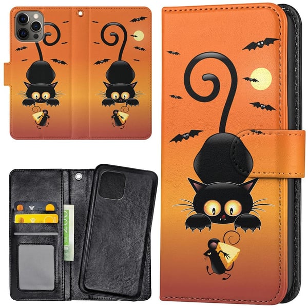 iPhone 13 Pro - Lommebok Deksel Katt og Mus