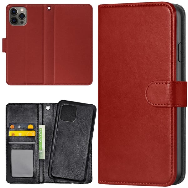 iPhone 13 Pro - Mobilcover/Etui Cover Mørkrød